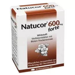 NATUCOR 600 mg forte comprimidos revestidos por película, 50 unid