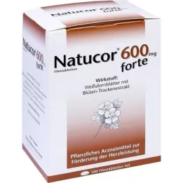 NATUCOR 600 mg forte comprimidos revestidos por película, 100 unid