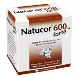 NATUCOR 600 mg forte comprimidos revestidos por película, 100 unid