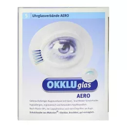 OKKLUGLAS Ligadura de vidro de relógio Aero, 5 peças