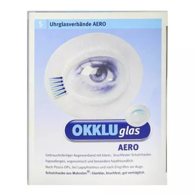 OKKLUGLAS Ligadura de vidro de relógio Aero, 5 peças