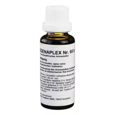 REGENAPLEX N.º 65 b gotas, 30 ml REGENAPLEX N.º 65 b gotas, 30 ml