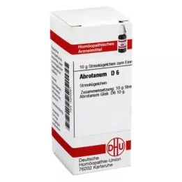 ABROTANUM D 6 glóbulos, 10 g