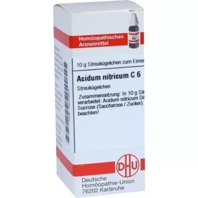 ACIDUM NITRICUM C 6 glóbulos, 10 g