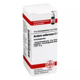 ACIDUM SULFURICUM C 200 glóbulos, 10 g