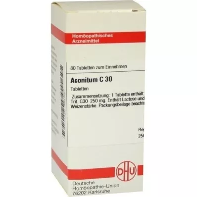 ACONITUM C 30 Comprimidos, 80 Cápsulas