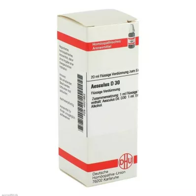 AESCULUS Diluição D 30, 20 ml