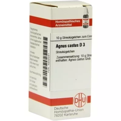 AGNUS CASTUS D 3 glóbulos, 10 g
