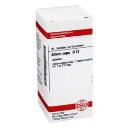 ALLIUM CEPA D 12 Comprimidos, 80 Cápsulas