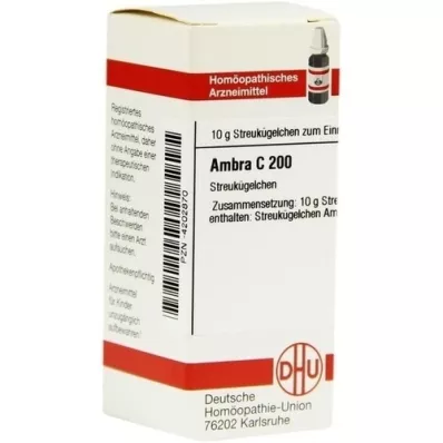 AMBRA C 200 glóbulos, 10 g