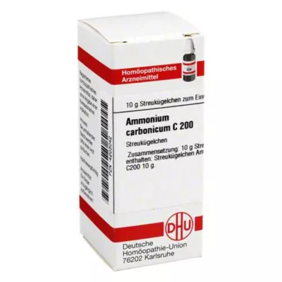 AMMONIUM CARBONICUM C 200 glóbulos, 10 g AMMONIUM CARBONICUM C 200 glóbulos, 10 g
