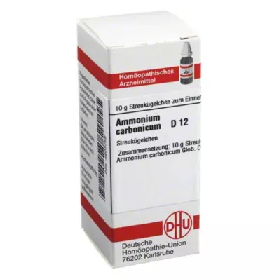 AMMONIUM CARBONICUM D 12 glóbulos, 10 g