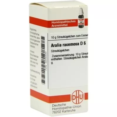 ARALIA RACEMOSA D 6 glóbulos, 10 g