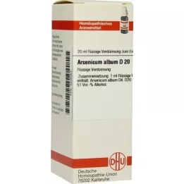 ARSENICUM ALBUM Diluição D 20, 20 ml