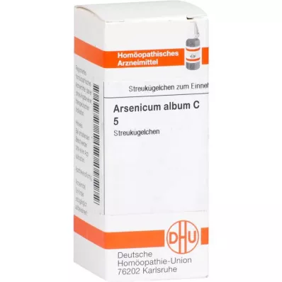 ARSENICUM ALBUM C 5 glóbulos, 10 g ARSENICUM ALBUM C 5 glóbulos, 10 g