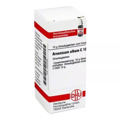 ARSENICUM ALBUM C 1000 glóbulos, 10 g