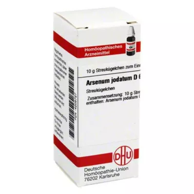 ARSENUM JODATUM D 6 glóbulos, 10 g ARSENUM JODATUM D 6 glóbulos, 10 g
