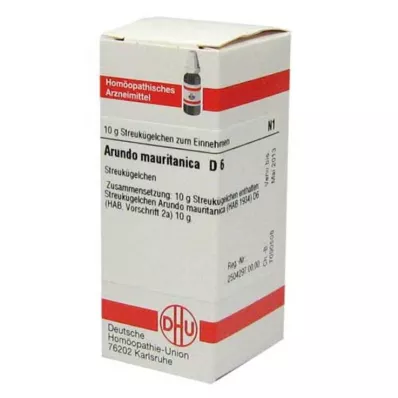 ARUNDO mauritanica D 6 glóbulos, 10 g ARUNDO mauritanica D 6 glóbulos, 10 g