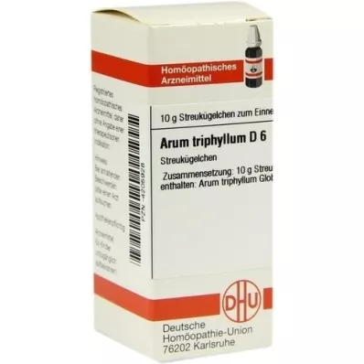 ARUM TRIPHYLLUM D 6 glóbulos, 10 g
