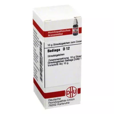 BADIAGA D 12 glóbulos, 10 g BADIAGA D 12 glóbulos, 10 g