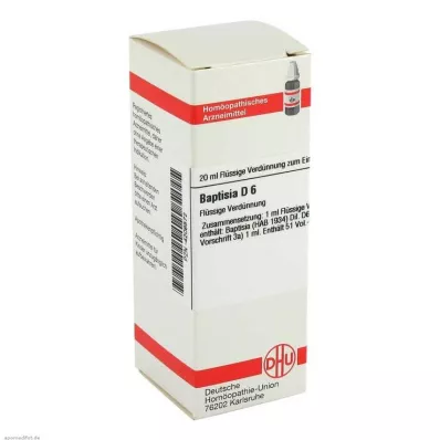 BAPTISIA Diluição D 6, 20 ml BAPTISIA Diluição D 6, 20 ml