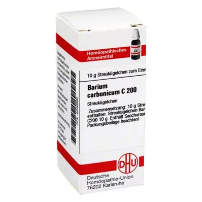 BARIUM CARBONICUM C 200 glóbulos, 10 g BARIUM CARBONICUM C 200 glóbulos, 10 g