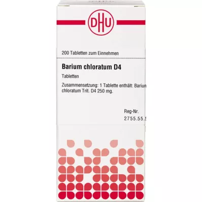 BARIUM CHLORATUM D 4 Comprimidos, 200 Cápsulas