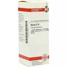 BORAX Diluição D 12, 20 ml