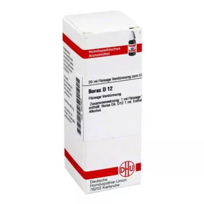 BORAX Diluição D 12, 20 ml