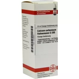 CALCIUM CARBONICUM Hahnemanni D 200 Diluição, 20 ml