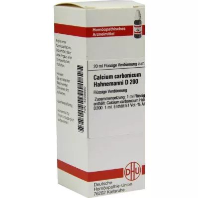 CALCIUM CARBONICUM Hahnemanni D 200 Diluição, 20 ml CALCIUM CARBONICUM Hahnemanni D 200 Diluição, 20 ml