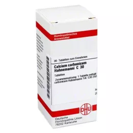 CALCIUM CARBONICUM Hahnemanni C 30 Comprimidos, 80 unid