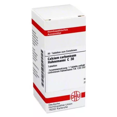 CALCIUM CARBONICUM Hahnemanni C 30 Comprimidos, 80 unid CALCIUM CARBONICUM Hahnemanni C 30 Comprimidos, 80 unid