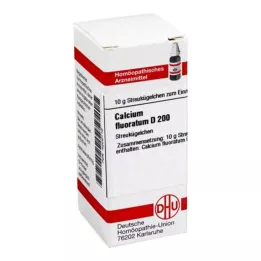 CALCIUM FLUORATUM D 200 glóbulos, 10 g
