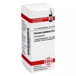 CALCIUM JODATUM D 6 glóbulos, 10 g