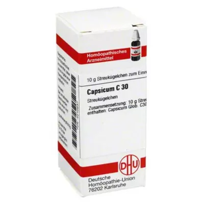 CAPSICUM C 30 glóbulos, 10 g CAPSICUM C 30 glóbulos, 10 g
