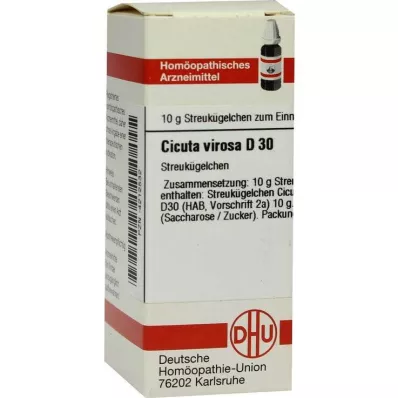 CICUTA VIROSA D 30 glóbulos, 10 g