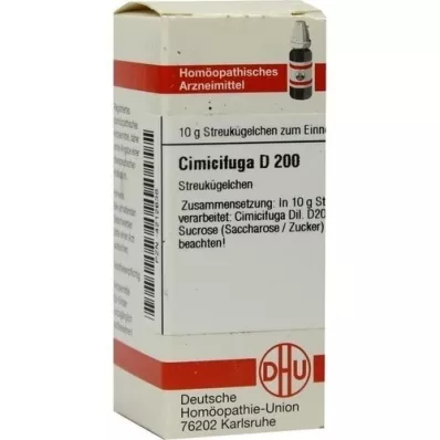CIMICIFUGA D 200 glóbulos, 10 g