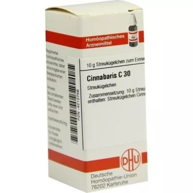 CINNABARIS C 30 glóbulos, 10 g