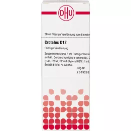 CROTALUS Diluição D 12, 50 ml