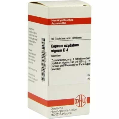 CUPRUM OXYDATUM nigrum D 4 comprimidos, 80 unid