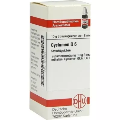 CYCLAMEN D 6 glóbulos, 10 g