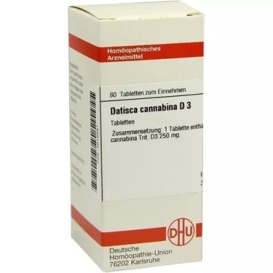 DATISCA Cannabina D 3 comprimidos, 80 unid