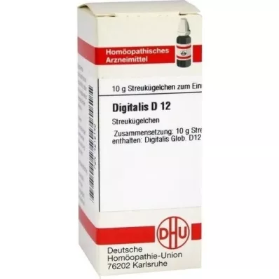 DIGITALIS D 12 glóbulos, 10 g