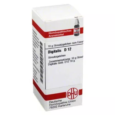 DIGITALIS D 12 glóbulos, 10 g