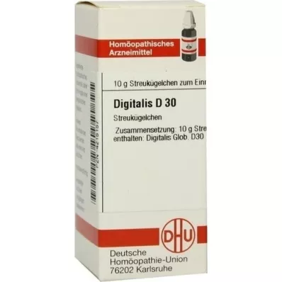 DIGITALIS D 30 glóbulos, 10 g