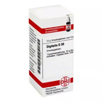 DIGITALIS D 30 glóbulos, 10 g