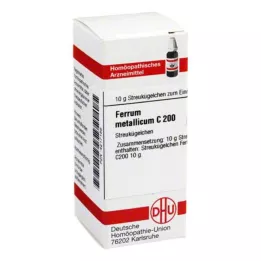 FERRUM METALLICUM C 200 glóbulos, 10 g