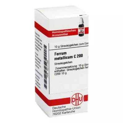 FERRUM METALLICUM C 200 glóbulos, 10 g FERRUM METALLICUM C 200 glóbulos, 10 g