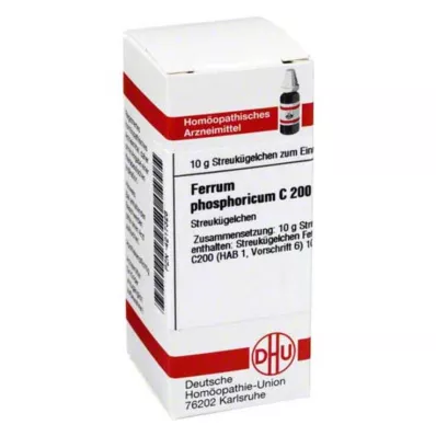 FERRUM PHOSPHORICUM C 200 glóbulos, 10 g